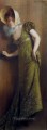 Mujer elegante con un vestido verde Carrier Belleuse Pierre